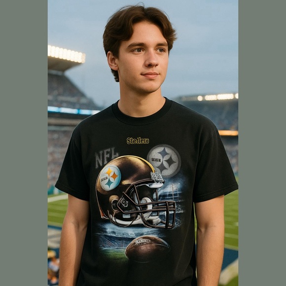 NFL Other - NFL Pittsburgh‎ Steelers Men’s Black Graphic Tee